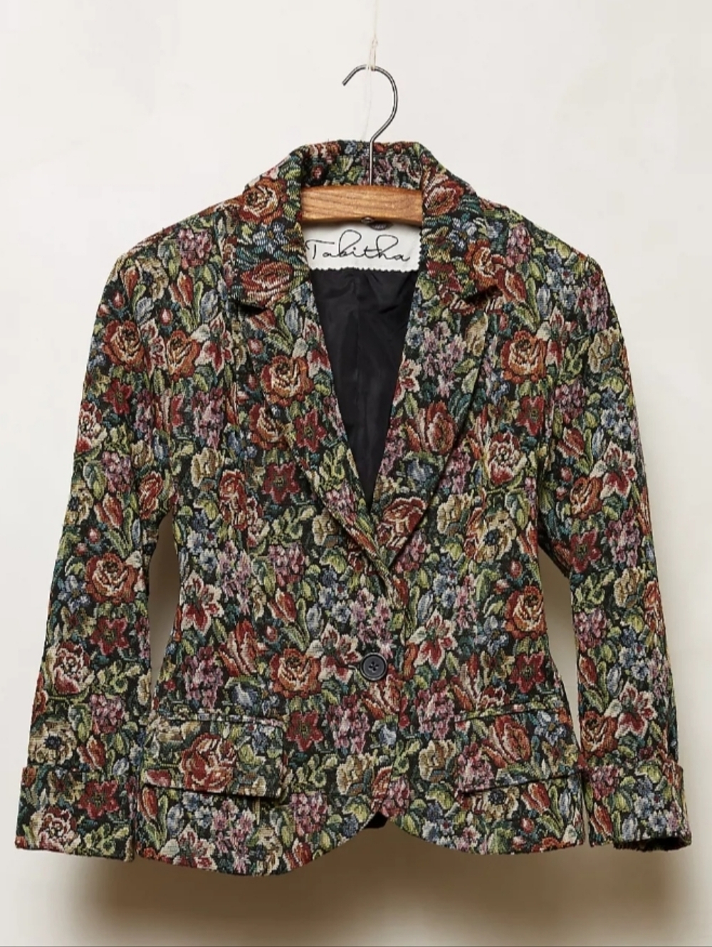 Tabitha Multicolor Floral Tapestry Blazer